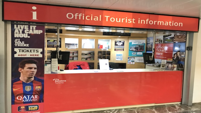 Oficina de información turística Estació de Barcerlona Sants 