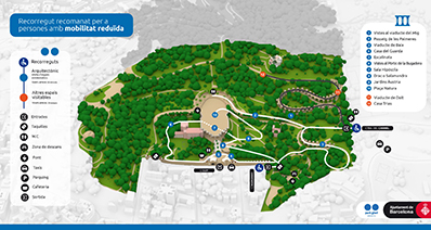 Accessible routes at Park Güell